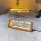 Custom Office Desk Plate with LED Light | GT008