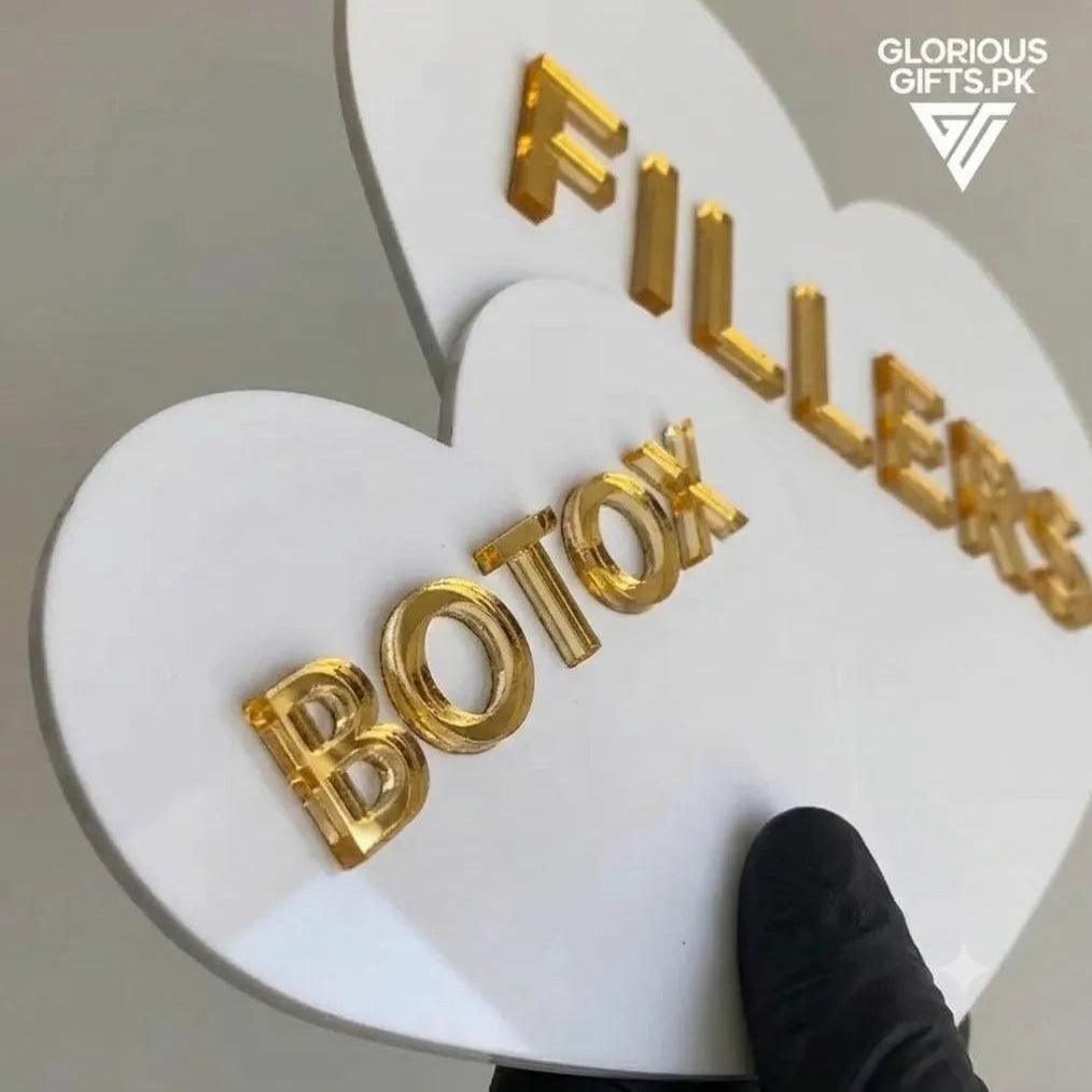 Set of 3 Heart & Candy Signs Beauty Room Décor |GW011 - GloriousGifts.Pk | Pakistan's 1 Office & Home Decoration Brand