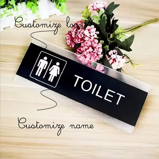 Acrylic Toilet Sign Rectangle | GD009