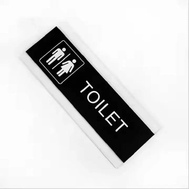 Acrylic Toilet Sign Rectangle | GD009 - GloriousGifts.Pk | Pakistan's 1 Office & Home Decoration Brand