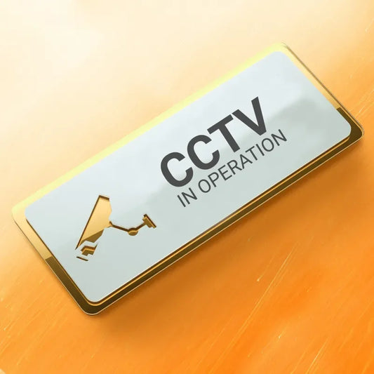 Laser Cut No Smoking Sign  Golden Plate | GD010