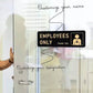 Securun Employees Only Door Sign | GD011 - GloriousGifts.Pk | Pakistan's 1 Office & Home Decoration Brand