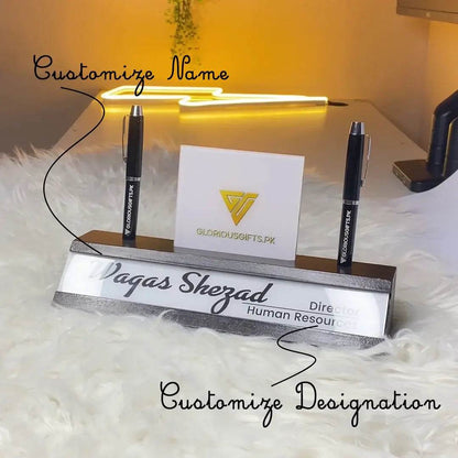 Elegant Desk Plate for Professionals | GT015 - GloriousGifts.Pk | Pakistan's 1 Office & Home Decoration Brand