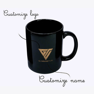 Personalized Black Mug with Name Definition | GX004