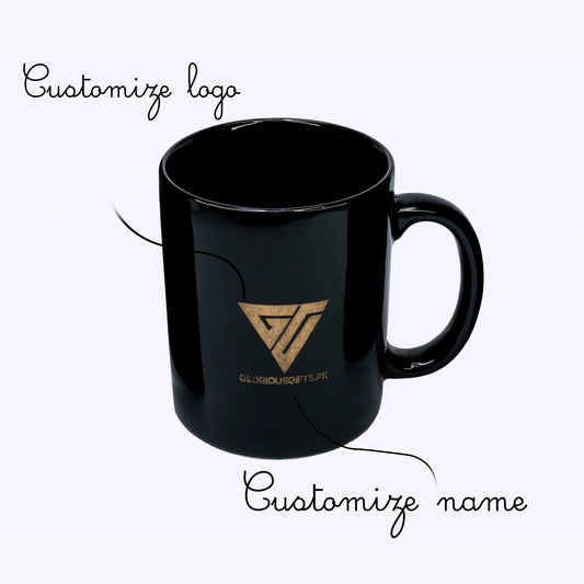 Personalized Black Mug with Name Definition | GX004