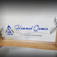 Custom Office Desk Plate with LED Light | GT008