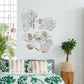 Rose Flower Leaves Silver Mirror Acrylic GW002 - GloriousGifts.Pk | Pakistan's 1 Office & Home Decoration Brand