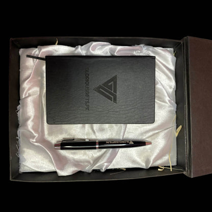 Personalized premium Diary, Metal Black Pen Gift Set GD106 - GloriousGifts.Pk | Pakistan's 1 Office & Home Decoration Brand