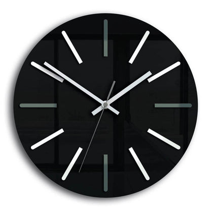 Large wall clock Modus Silent black clock 30cm 11,81 | GC006 - GloriousGifts.Pk | Pakistan's 1 Office & Home Decoration Brand