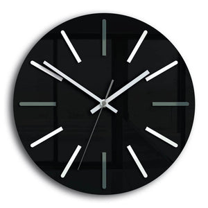 Large wall clock Modus Silent black clock 30cm 11,81 | GC006