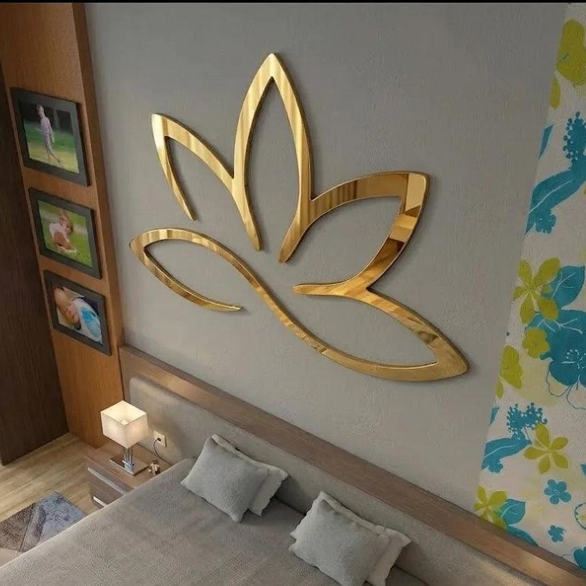 Lotus Flower Mirror Art  Laser Cut Wall Décor |GW003 - GloriousGifts.Pk | Pakistan's 1 Office & Home Decoration Brand