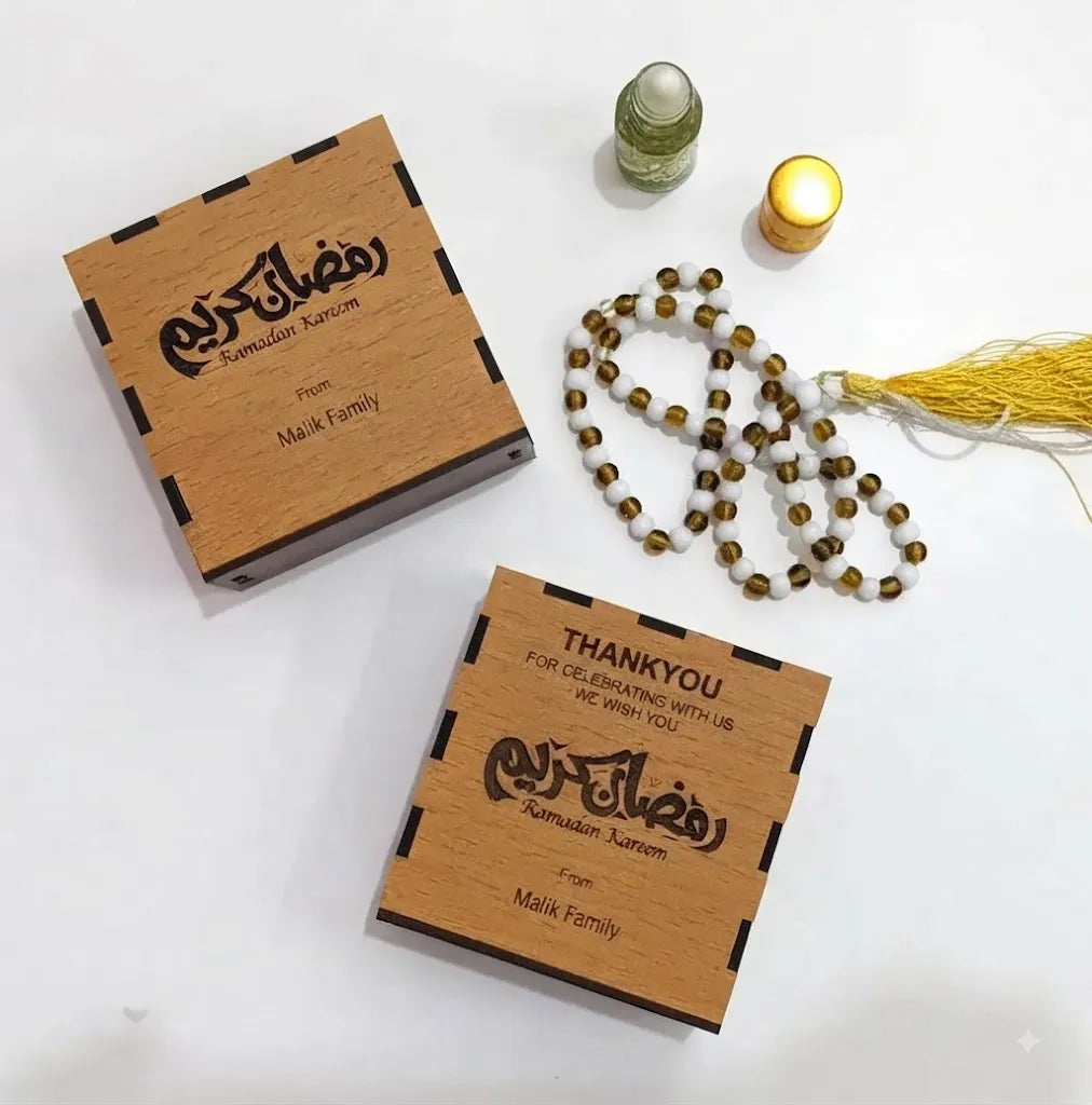 Ramadan Decoration Box Engraved Pack of 10, 50, 100 pcs  | GX010 - GloriousGifts.Pk | Pakistan's 1 Office & Home Decoration Brand