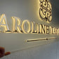 Illuminated 3D Acrylic Salon Sign Custom Logo | GS012