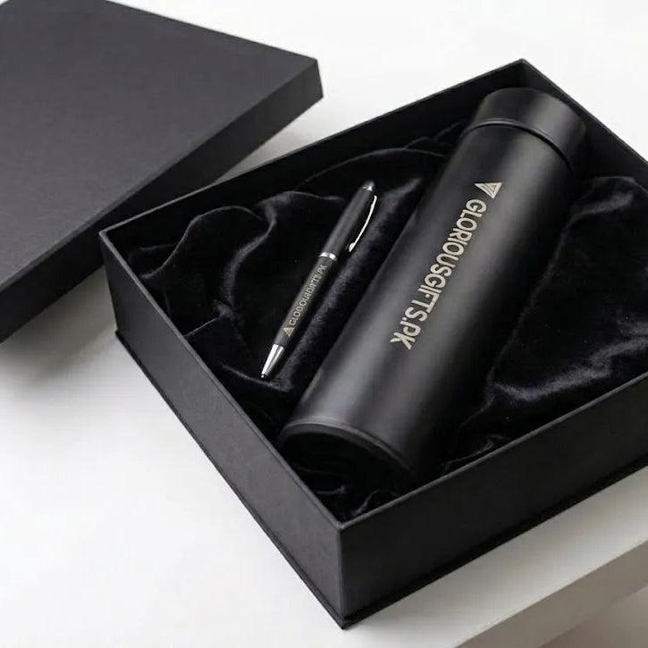 Personalized Metal Pen Temperature Bottle GD103