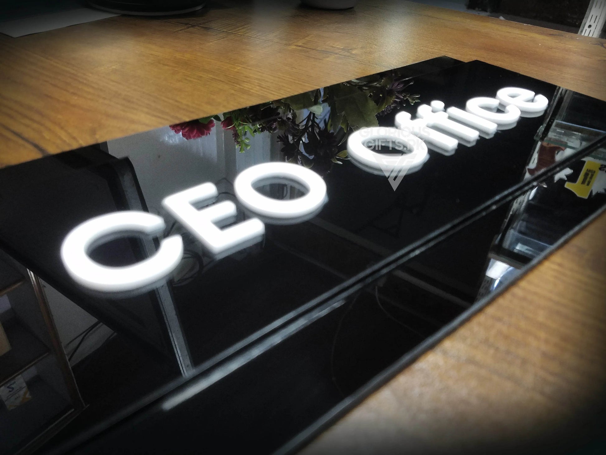 3D Double Base Door Name Plate | GD005 - GloriousGifts.Pk | Pakistan's 1 Office & Home Decoration Brand