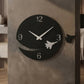 Airplane Round Wooden Clock  for Living Room | GC004 - GloriousGifts.Pk | Pakistan's 1 Office & Home Decoration Brand