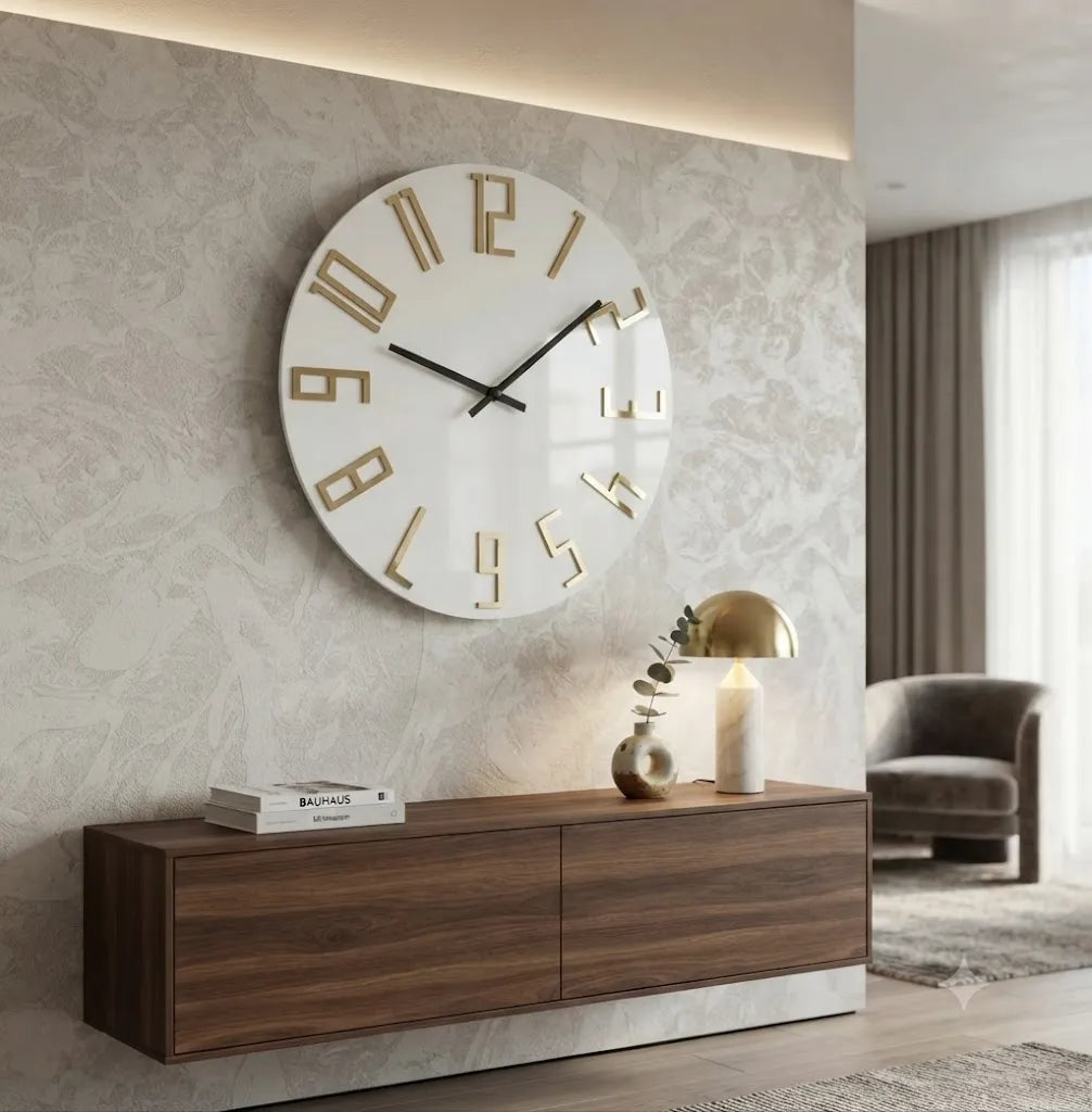 Numbering Clock, Golden Mirror, Clock, Gift Clock | GC005 - GloriousGifts.Pk | Pakistan's 1 Office & Home Decoration Brand