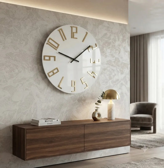 Numbering Clock, Golden Mirror, Clock, Gift Clock | GC005 - GloriousGifts.Pk | Pakistan's 1 Office & Home Decoration Brand