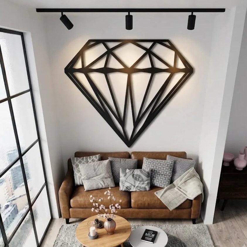 Wooden Geometric Diamond Wall Art | GW016 - GloriousGifts.Pk | Pakistan's 1 Office & Home Decoration Brand