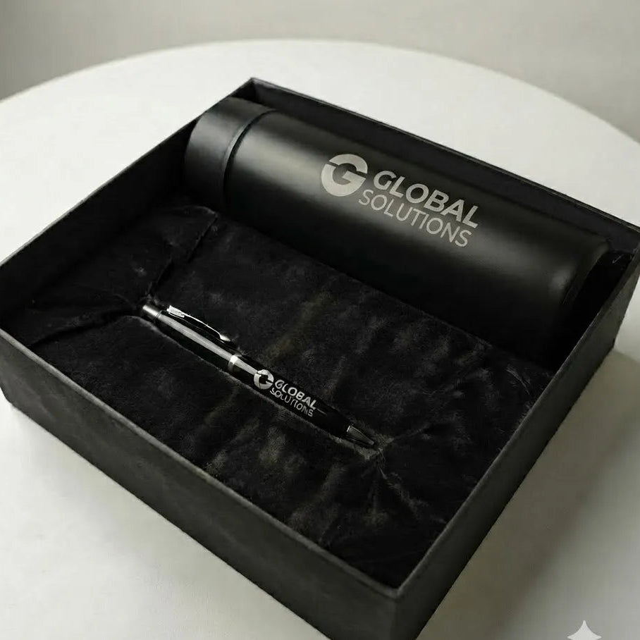Personalized Metal Pen Temperature Bottle GD103 - GloriousGifts.Pk | Pakistan's 1 Office & Home Decoration Brand