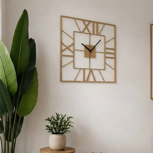 Roman Wooden Clock  Minimalist Home Décor | GC014