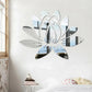 3D Lotus Wall Sticker Delicate GW005 - GloriousGifts.Pk | Pakistan's 1 Office & Home Decoration Brand