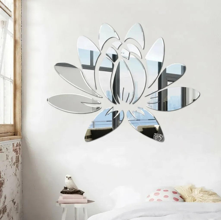 3D Lotus Wall Sticker Delicate GW005