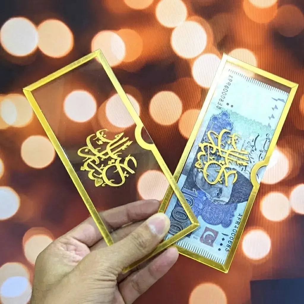 CUSTOMIZE WEDDING ACRYLIC ENVELOPE | GG008 GloriousGifts.Pk | Pakistan's 1 Office & Home Decoration Brand