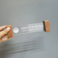 Transparent Acrylic Desk Plate | GT002 - GloriousGifts.Pk | Pakistan's 1 Office & Home Decoration Brand