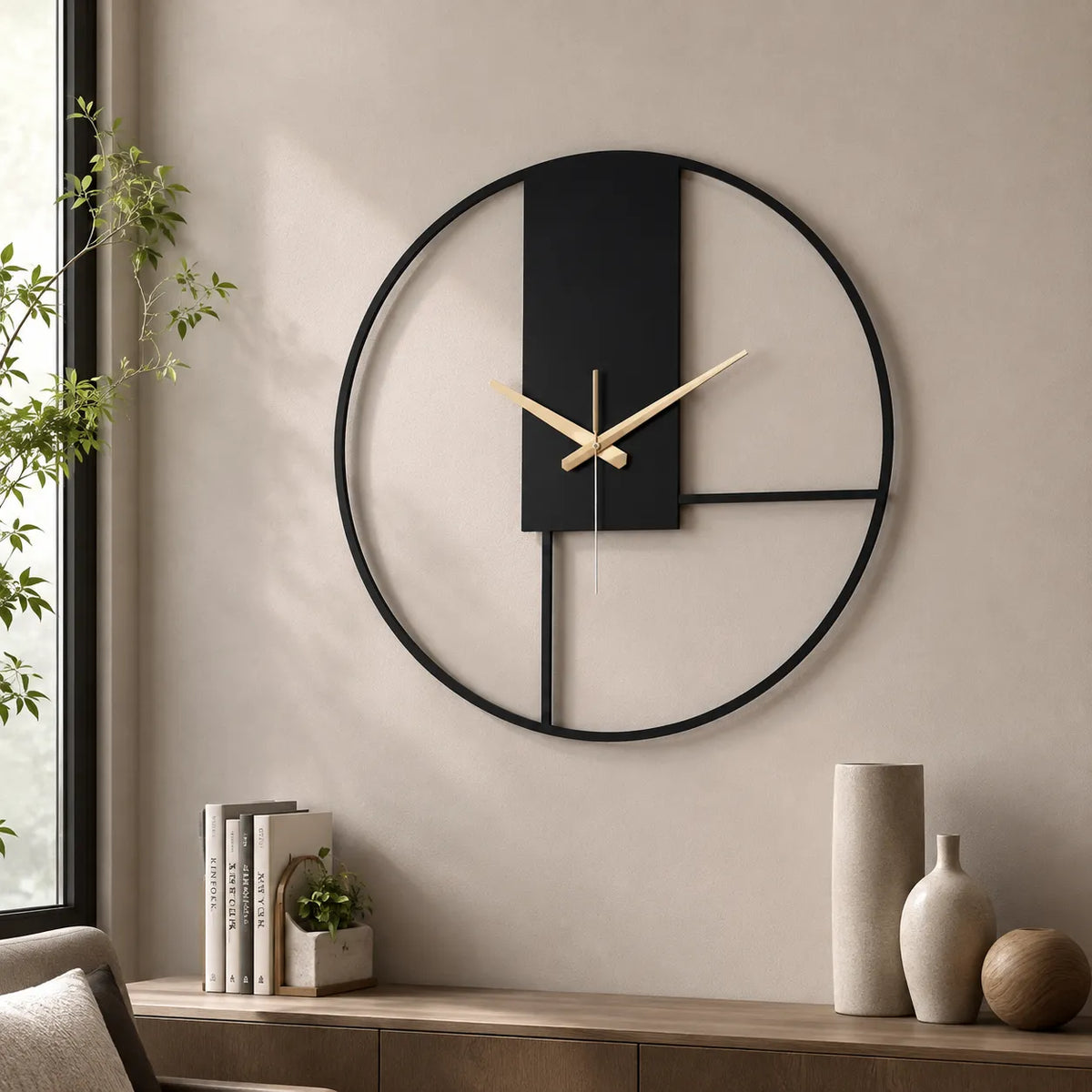 Nordic Large Minimalist Wall Clock | GC017 - GloriousGifts.Pk | Pakistan's 1 Office & Home Decoration Brand