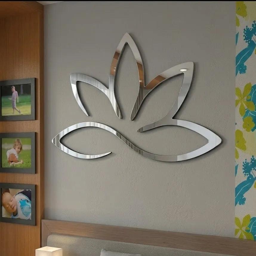 Lotus Flower Mirror Art  Laser Cut Wall Décor |GW003 - GloriousGifts.Pk | Pakistan's 1 Office & Home Decoration Brand
