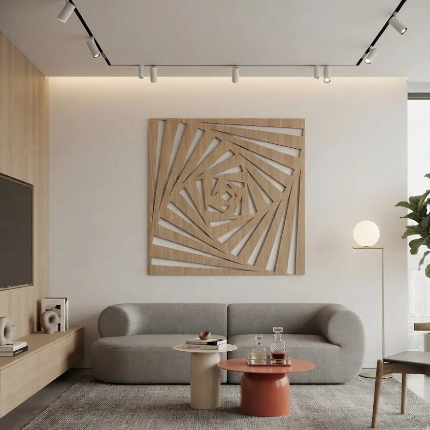 Wooden Wall Art Square in Depth Decorative Panel GW014 - GloriousGifts.Pk | Pakistan's 1 Office & Home Decoration Brand
