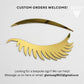 3D Lips Acrylic Wall Golden Mirror Beauty Room Sign GW009 - GloriousGifts.Pk | Pakistan's 1 Office & Home Decoration Brand