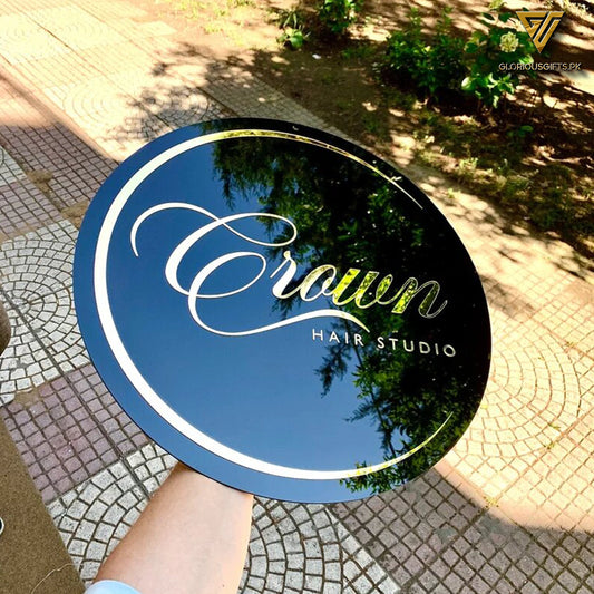 Custom 3D Acrylic Logo Sign Shop Decoration | GS002