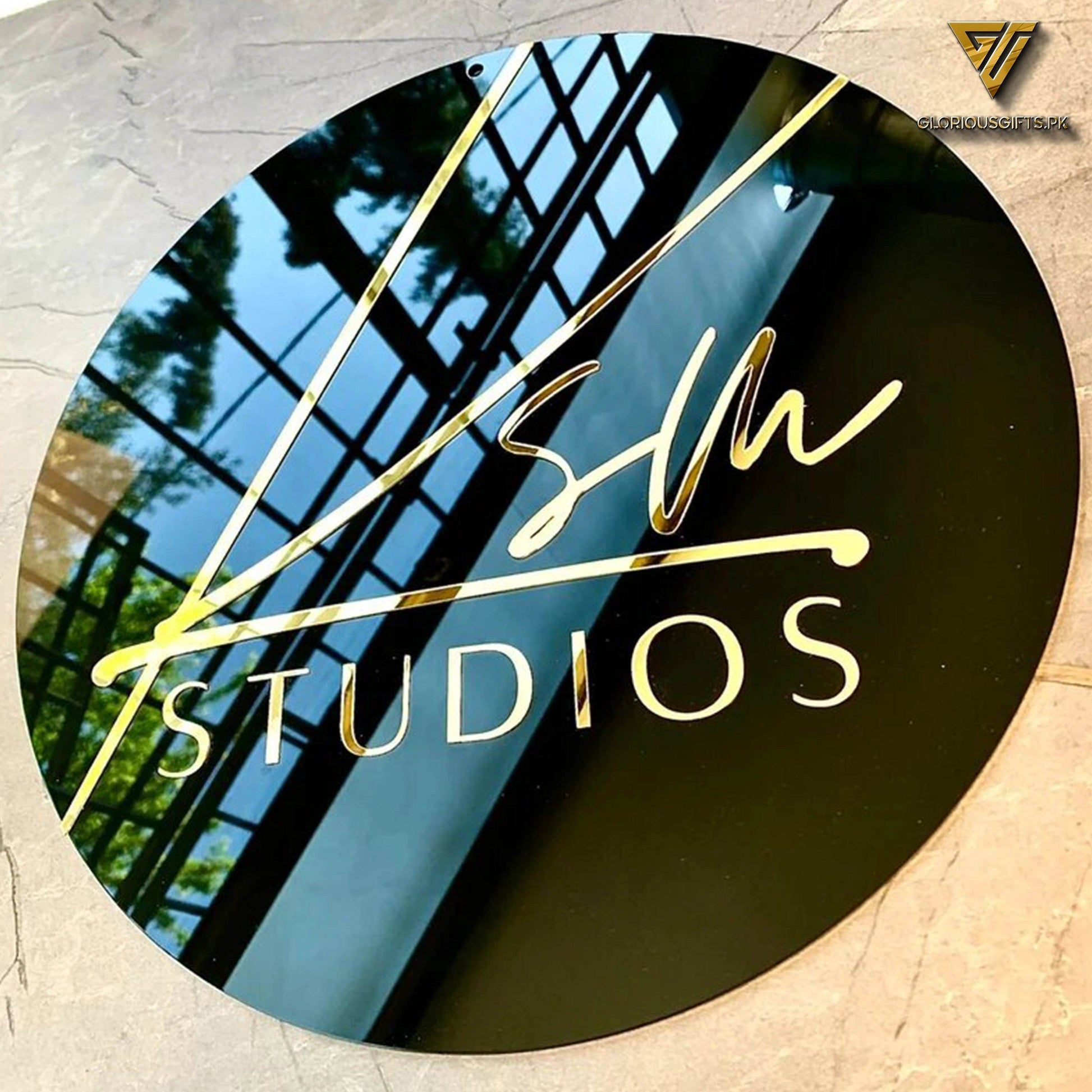 Custom 3D Acrylic Logo Sign Shop Decoration | GS002 - GloriousGifts.Pk | Pakistan's 1 Office & Home Decoration Brand