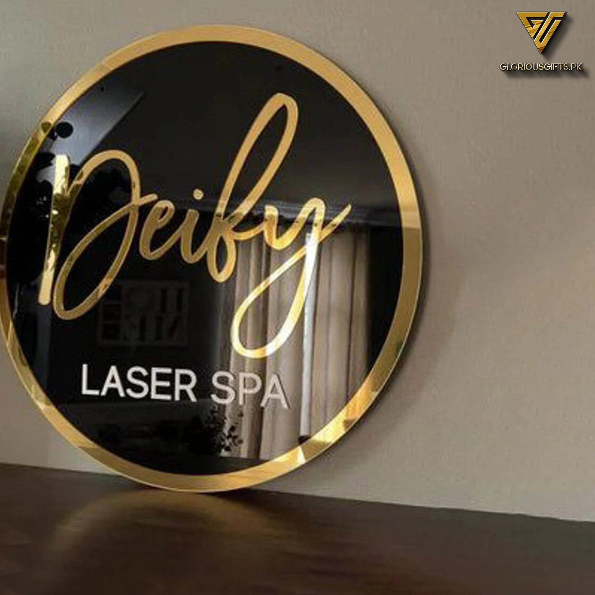 Custom 3D Acrylic Logo Sign Shop Decoration | GS002 - GloriousGifts.Pk | Pakistan's 1 Office & Home Decoration Brand