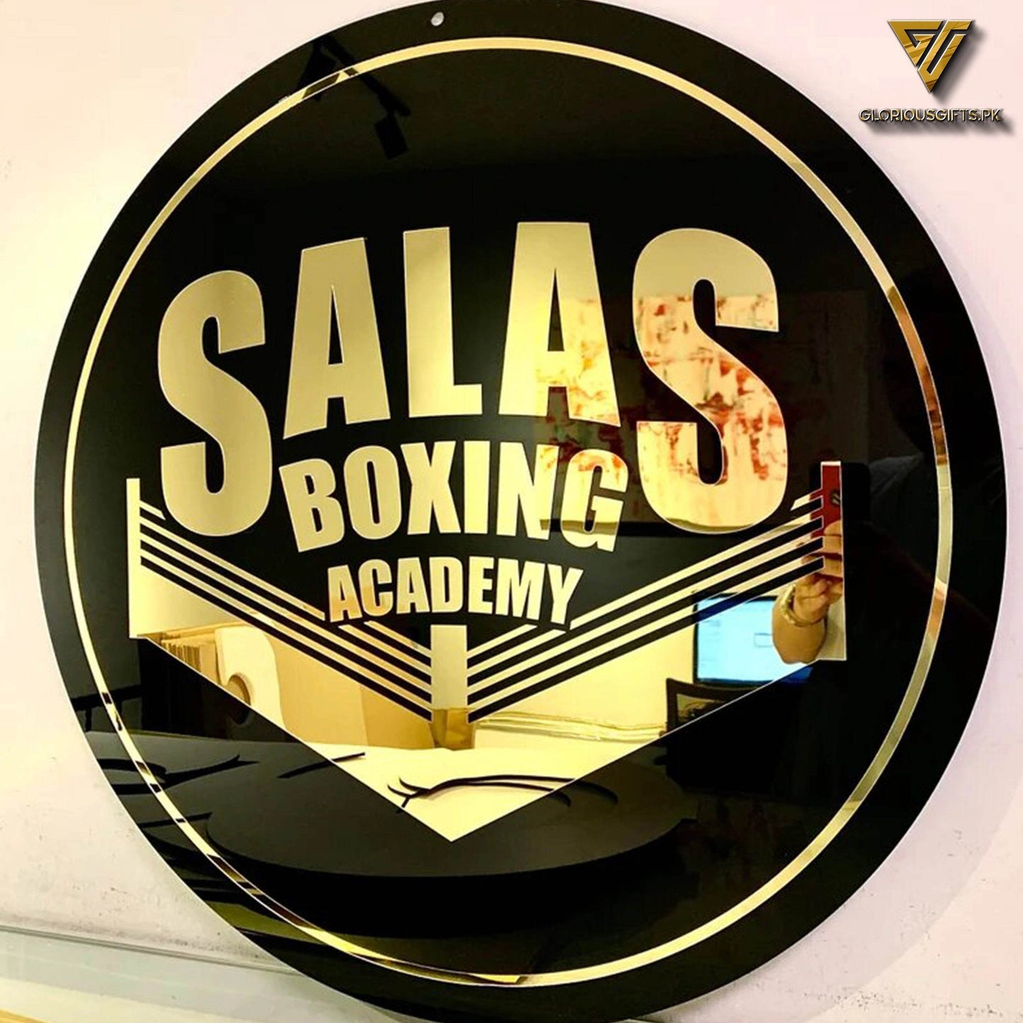 Custom 3D Acrylic Logo Sign Shop Decoration | GS002 - GloriousGifts.Pk | Pakistan's 1 Office & Home Decoration Brand