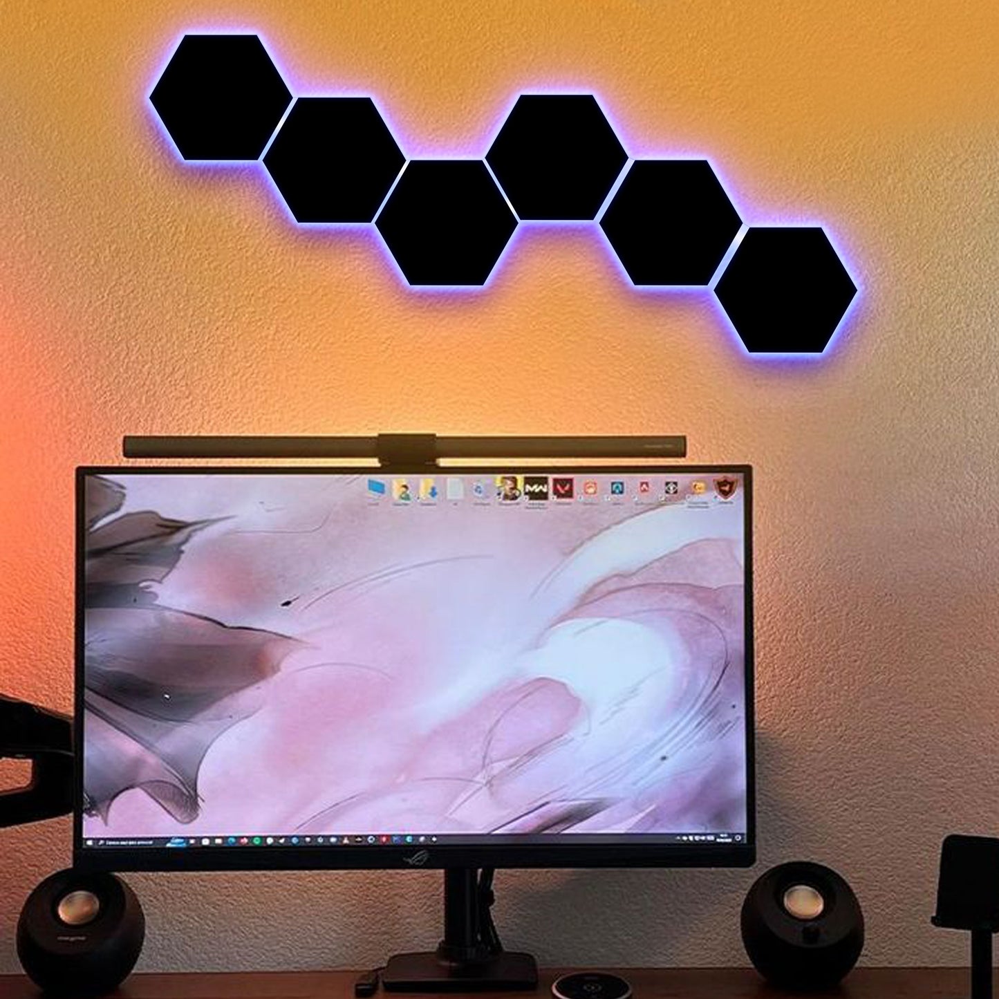 LED HEXAGONE 3D PENAL 16 LIGHTS | GS021
