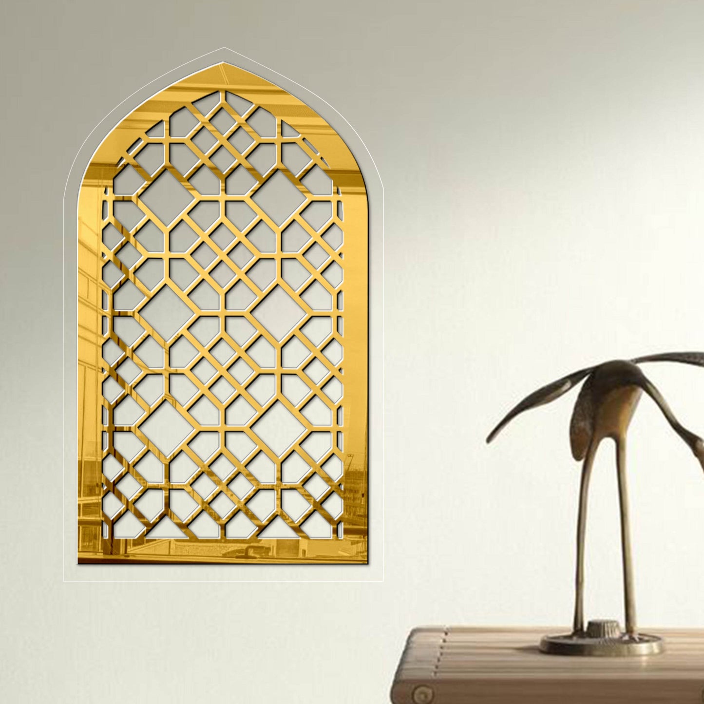 Shiny Acrylic Islamic Mehrab | GM064