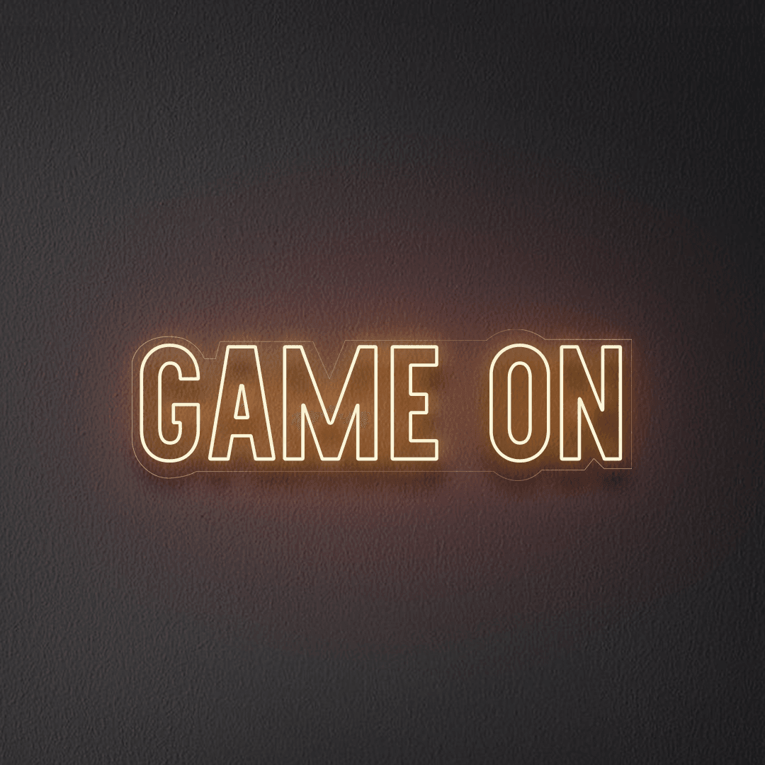 GAME ON Neon Sign |GF002