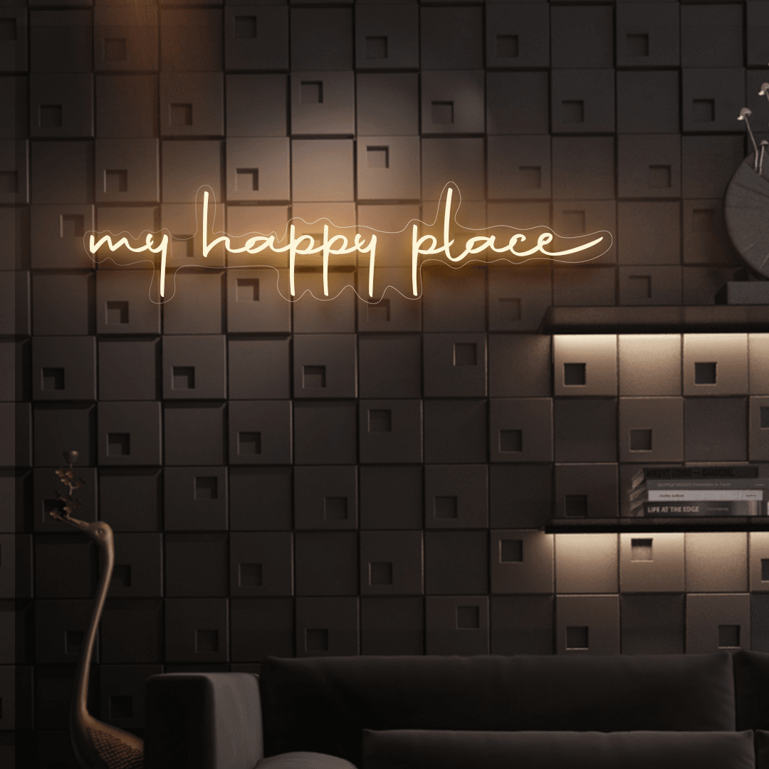 My happy place Neon Sign | GF006