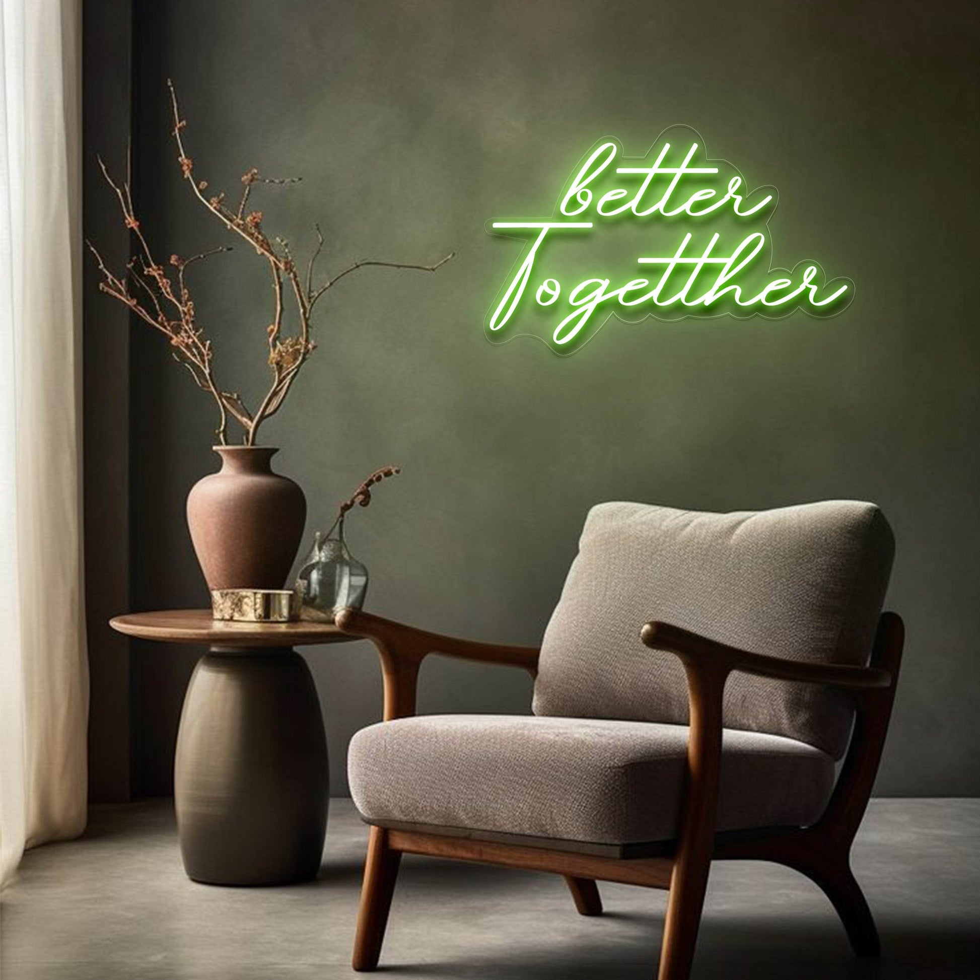 Better Together Neon Sign | GF001 - GloriousGifts.Pk | Pakistan's 1 Office & Home Decoration Brand