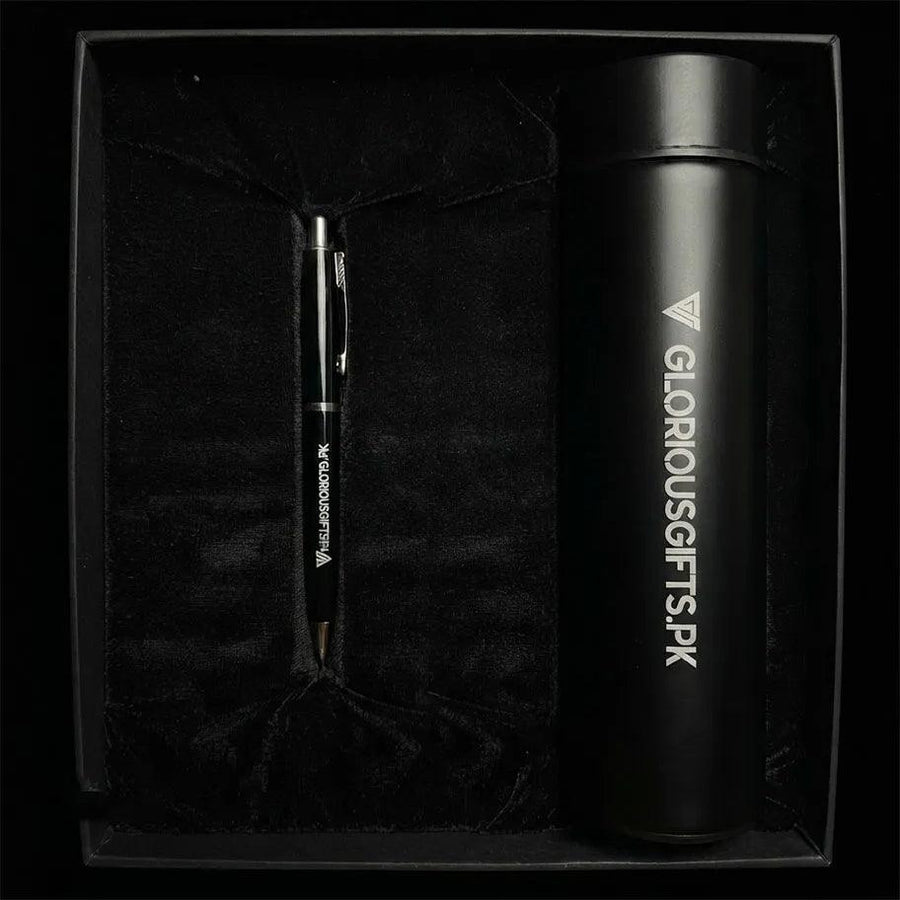 Personalized Metal Pen Temperature Bottle GD103