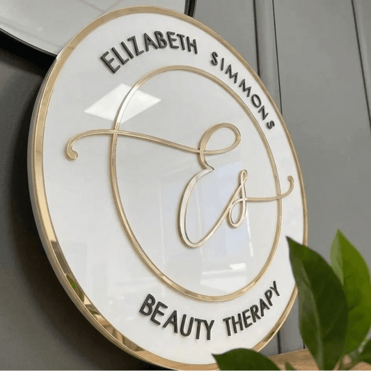 Milky White Beauty Therapy Neon Signage | GS004