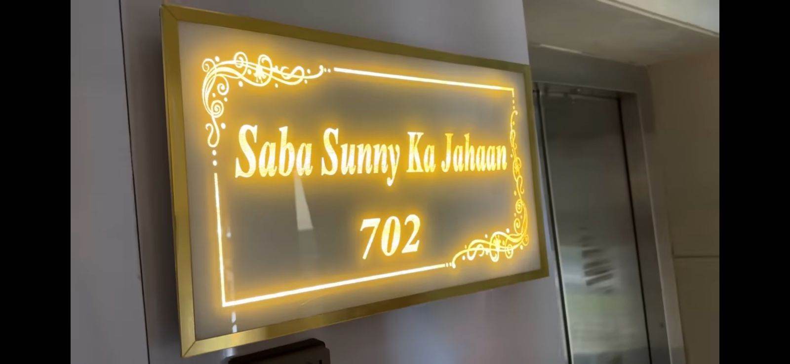 LED Engraved Name Plate | GN018 - GloriousGifts.Pk | Pakistan's 1 Office & Home Decoration Brand