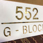 Golden Mirror House Name Plaque | GN010 - GloriousGifts.Pk | Pakistan's 1 Office & Home Decoration Brand