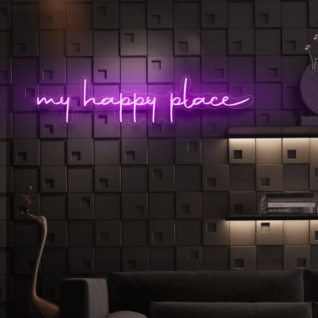 My happy place Neon Sign | GF006