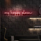 My happy place Neon Sign | GF006