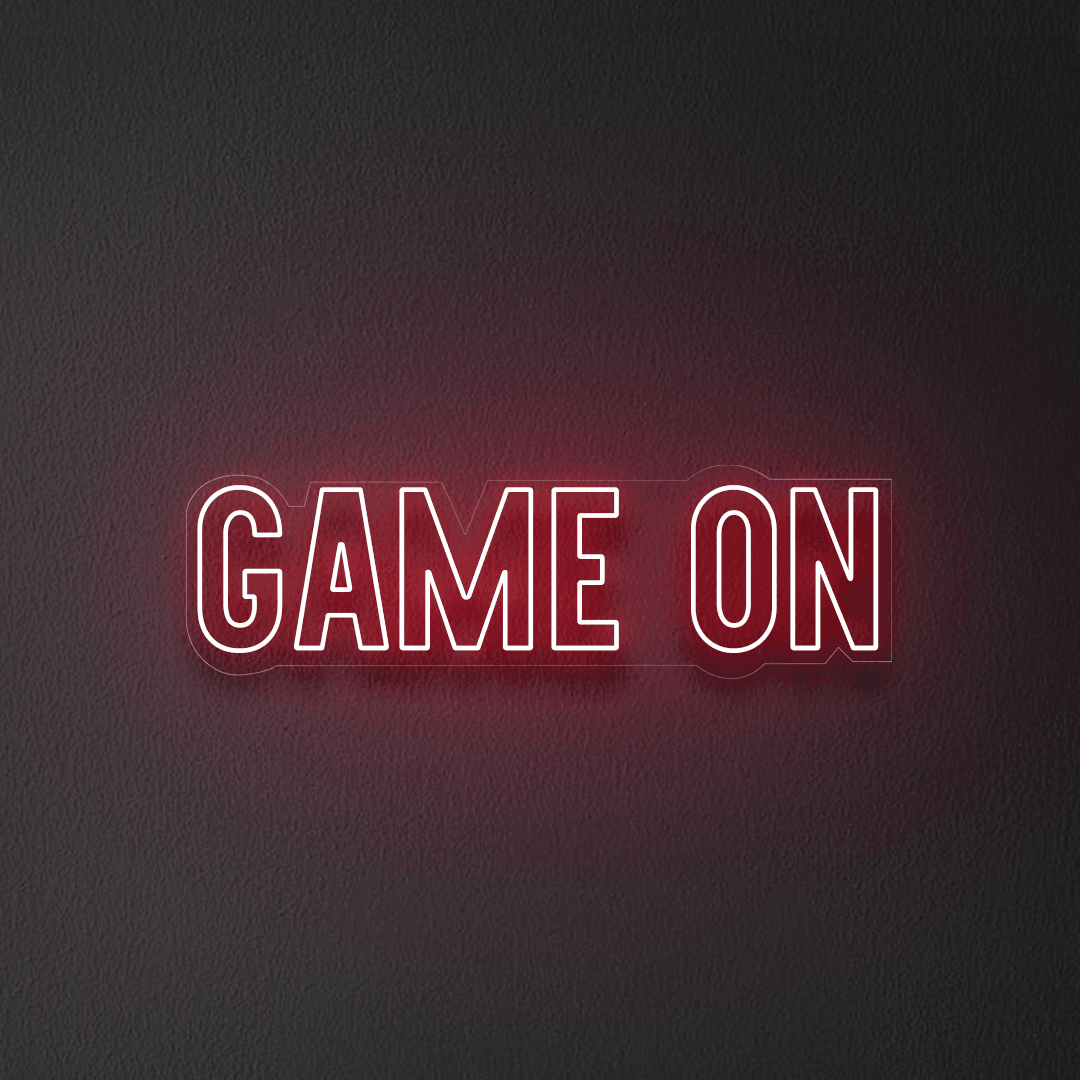GAME ON Neon Sign |GF002