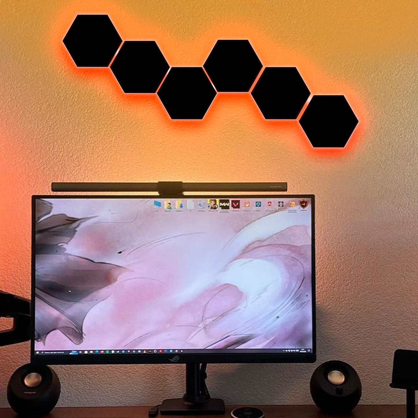 LED HEXAGONE 3D PENAL 16 LIGHTS | GS021